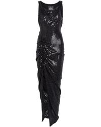 Vivienne Westwood - Liz Side Panther Sequin-Embellished Midi Dress - Lyst