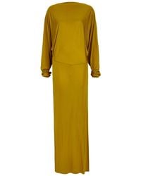 De La Vali - Devana Open Back Jersey Maxi Dress - Lyst