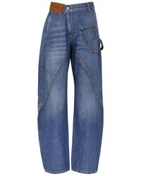 JW Anderson - Twisted Wide-leg Jeans - Lyst