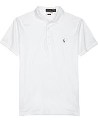 Polo Ralph Lauren - Slim Pima Cotton Polo Shirt, Shirt, Split Side - Lyst
