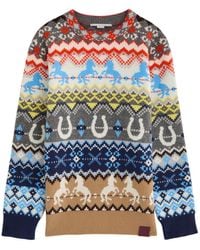 Stella McCartney - Fair Isle Intarsia Wool Jumper - Lyst