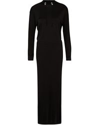 Dion Lee - Hooded Stretch-jersey Maxi Dress - Lyst