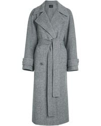 JOSEPH - Navarre Herringbone Wool Coat - Lyst