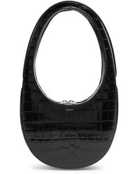 Coperni - Swipe Crocodile-effect Leather Top Handle Bag - Lyst