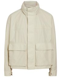 Lemaire - High-Neck Cotton Parka Jacket - Lyst