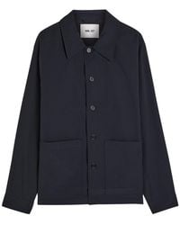 NN07 - Blaze Striped Seersucker Shirt - Lyst