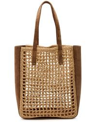 KHAITE - Zoe Small Raffia Tote Bag - Lyst