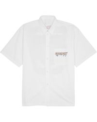 Givenchy - World Tour Printed Cotton-poplin Shirt - Lyst