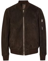 Tom Ford - Suede Bomber Jacket - Lyst