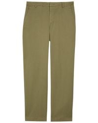 Vince - Straight-Leg Stretch-Cotton Trousers - Lyst