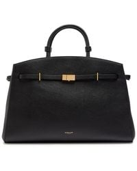 DeMellier London - The Hudson Grained Leather Top Handle Bag - Lyst