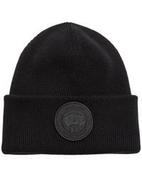 Canada Goose - Arctic Ribbed-Knit Wool Beanie - Lyst
