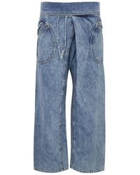 GIMAGUAS - Oahu Cropped Wide-leg Jeans - Lyst