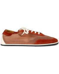 Dear Frances - Mesh And Suede Sneakers - Lyst