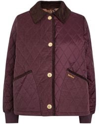 Barbour - Marla Quilted Cotton And Shell Jacket - Lyst