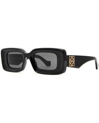 Loewe - Rectangle-frame Sunglasses - Lyst