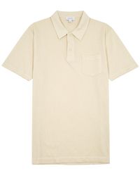 Sunspel - Riviera Cotton-mesh Polo Shirt - Lyst