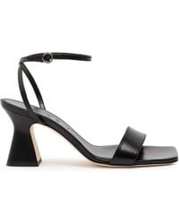 Aeyde - Fenna 70 Metallic-Leather Sandals - Lyst