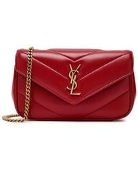 Saint Laurent - Loulou Mini Quilted Leather Shoulder Bag - Lyst