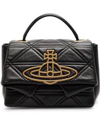 Vivienne Westwood - Sibyl Quilted Leather Top Handle Bag - Lyst