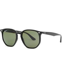 Ray-Ban - Polarised Round-frame Sunglasses - Lyst