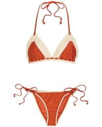 Zimmermann - Mahon Crochet Stretch-Polyamide Bikini - Lyst