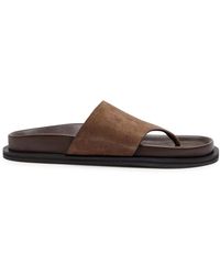 A.Emery - Imara Suede Flip Flops - Lyst