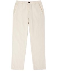 Oliver Spencer - Herringbone Cotton Trousers - Lyst