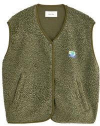 American Vintage - Hoktown Logo Fleece Gilet - Lyst
