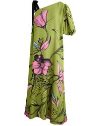 Stine Goya - Floral-Print Puff-Sleeve Maxi Dress - Lyst