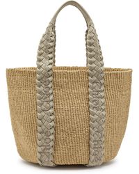 Chloé - Woody Large Woven Raffia Tote - Lyst
