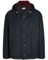 Loewe - Hooded Padded Cotton-Blend Jacket - Lyst