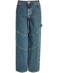 Damson Madder - Drew Barrel-Leg Jeans - Lyst