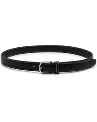Totême - Slim Grained Leather Belt - Lyst