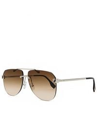 Fendi - Aviator-style Rimless Sunglasses - Lyst