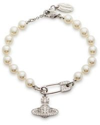 Vivienne Westwood - Lucrece Embellished Bracelet - Lyst