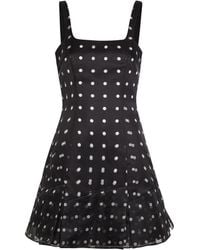 Emilia Wickstead - Juelee Polka Dot Layered Silk-Chiffon Mini Dress - Lyst