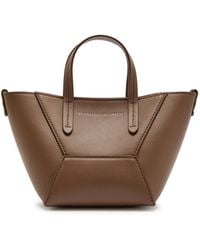Brunello Cucinelli - Bead Mini Leather Tote Bag - Lyst