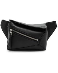 Loewe - Puzzle Edge Mini Leather Belt Bag - Lyst