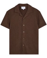 Raith - Marcos Waffle-Knit Cotton-Blend Shirt - Lyst