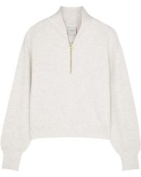 Varley - Davidson Half-zip Stretch-jersey Sweatshirt - Lyst