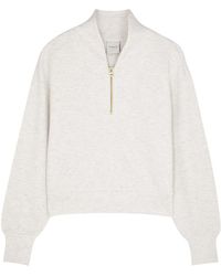 Varley - Davidson Half-zip Stretch-jersey Sweatshirt - Lyst