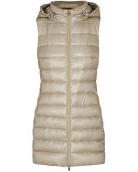 Herno - Serena Quilted Hooded Shell Gilet - Lyst