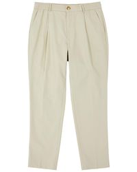 CHE - Pleated Cotton-Blend Chinos - Lyst