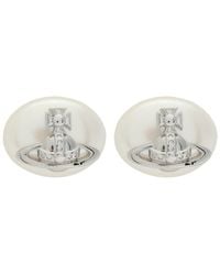 Vivienne Westwood - Lavinia Faux Pearl-Embellished Stud Earrings - Lyst