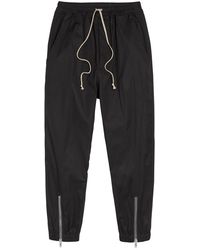 Rick Owens - Tecuatl Stretch-Cotton Trousers - Lyst