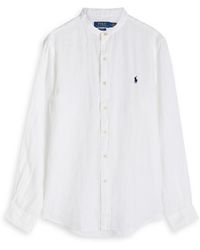 Polo Ralph Lauren - Logo-Embroidered Linen Shirt - Lyst