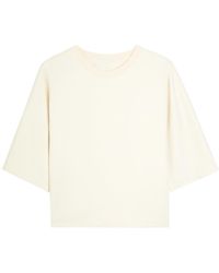OSSOU - Rift Cropped Cotton-Blend T-Shirt - Lyst