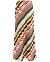 Faithfull the Brand - Elise Striped Linen Maxi Skirt - Lyst