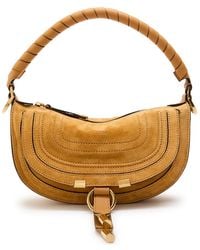 Chloé - Marcie Small Suede Shoulder Bag - Lyst